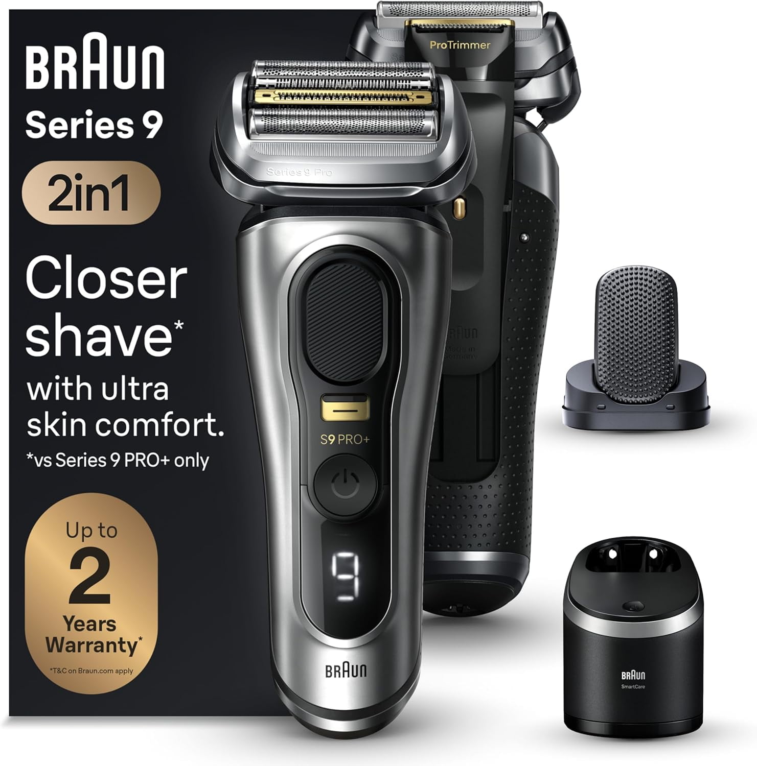 Braun 9597cc Series 9 PRO+ Electric Razor for Men
