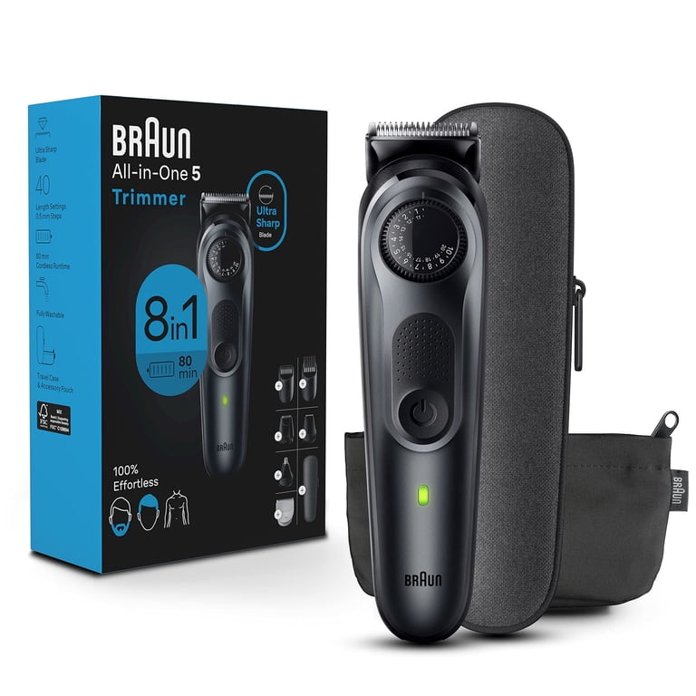 Braun All-in-One Style Kit Series 5 5471, 8-in-1 Trimmer for Men