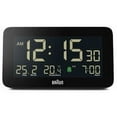 thumbnail image 1 of Braun BC10B: Black Digital Alarm Clock with Date, Month, Temperature, Negative LCD Display, and Quick Set, 1 of 8