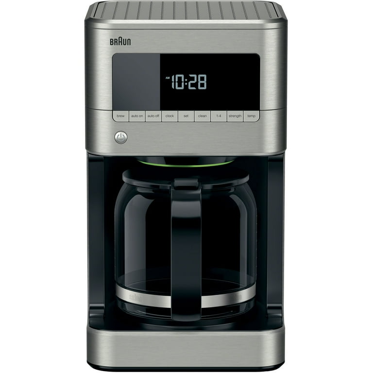 Braun Brew Sense 12-Cup Drip Coffee Maker with Glass Carafe
