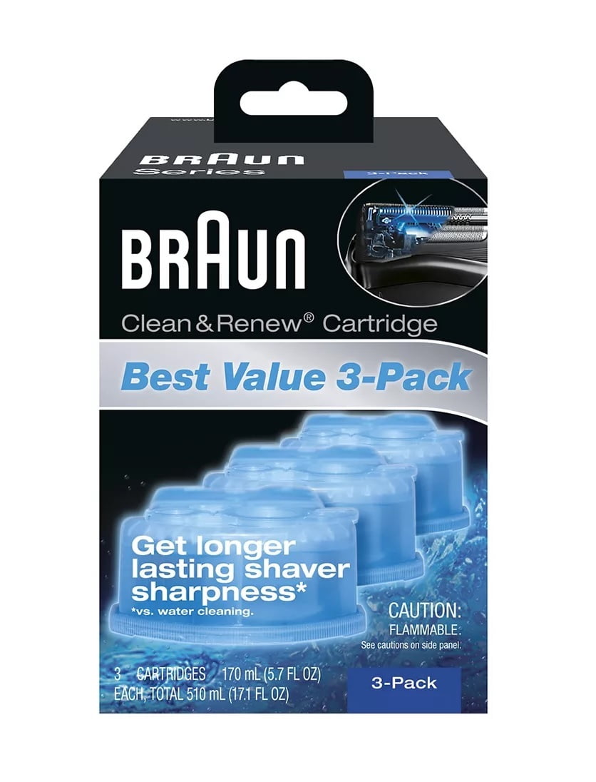 Braun CCR3 Reinigungskartuschen Serie 1 3 5 7 9 Clean & Renew NEU