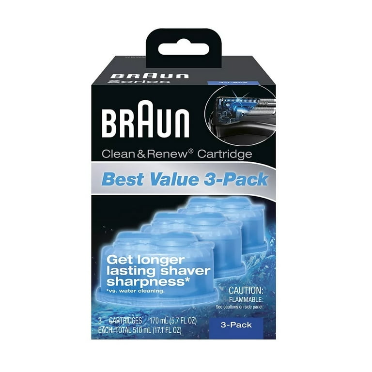 Braun Cleaning Cartridge 3 pack, Envío Gratuito
