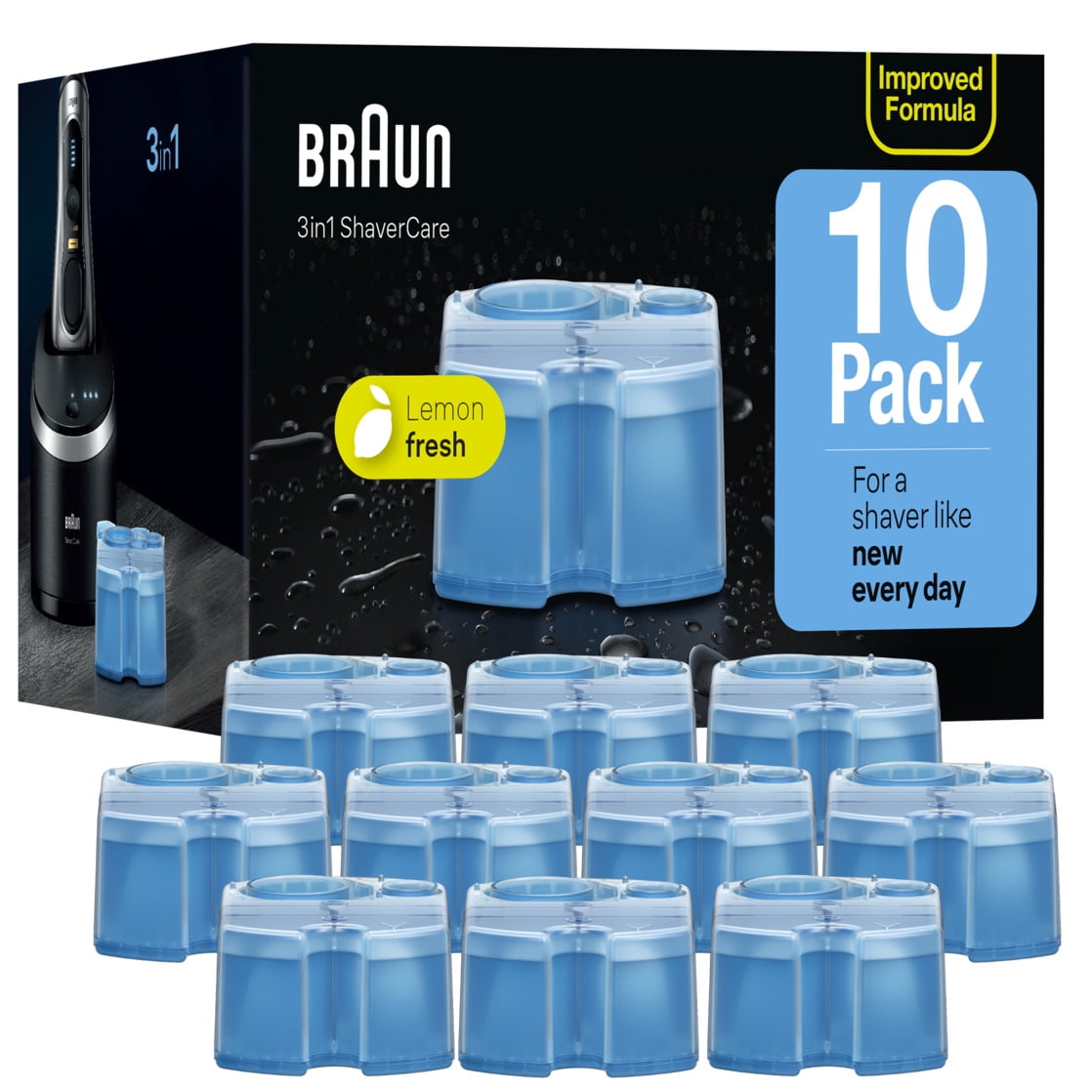 BRAUN Clean & Renew 16個 セット Amazon.com: Braun Clean & Renew Refill Cartridges CCR, Replacement