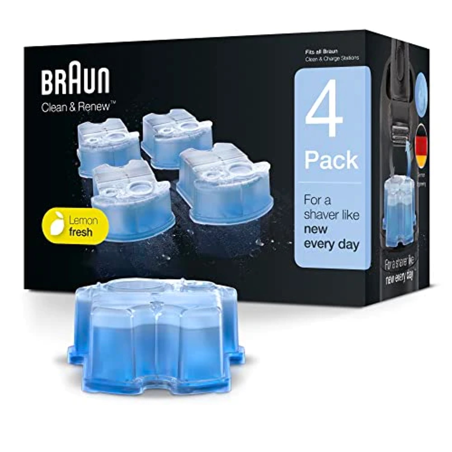 Braun Clean & Renew Cleaning Cartridge for Shaver - 6 pack