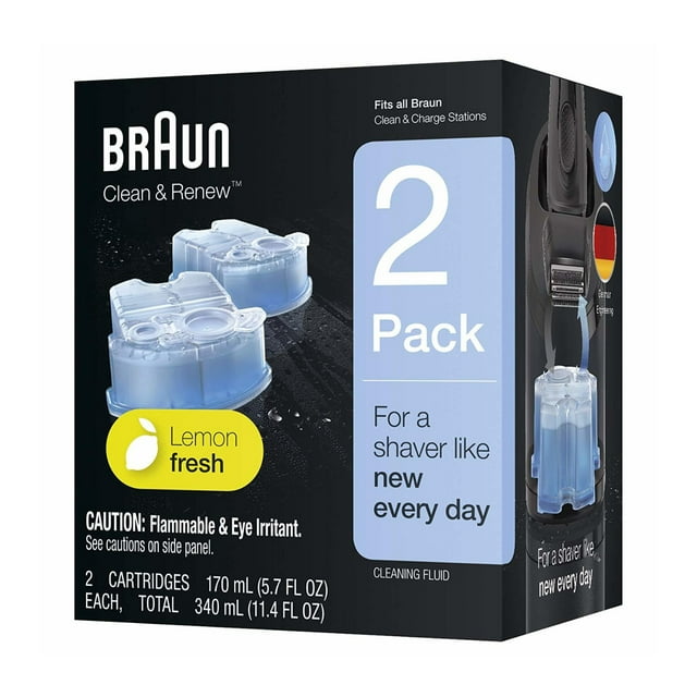 Braun Clean and Renew Refill Cartridges (2Count)