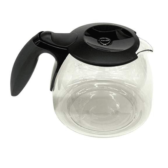 Braun Coffee Maker Glass Carafe, AromaDeluxe, Black, KFK500, 0X63104704
