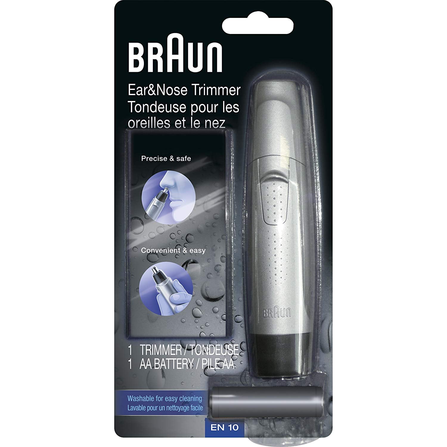 Braun Exact Series EN10 Ear & Nose Hair Trimmer, Efficient