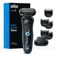 Braun Electric Shaver for Men, Series 5 5120s, Wet & Dry Shave, Turbo
