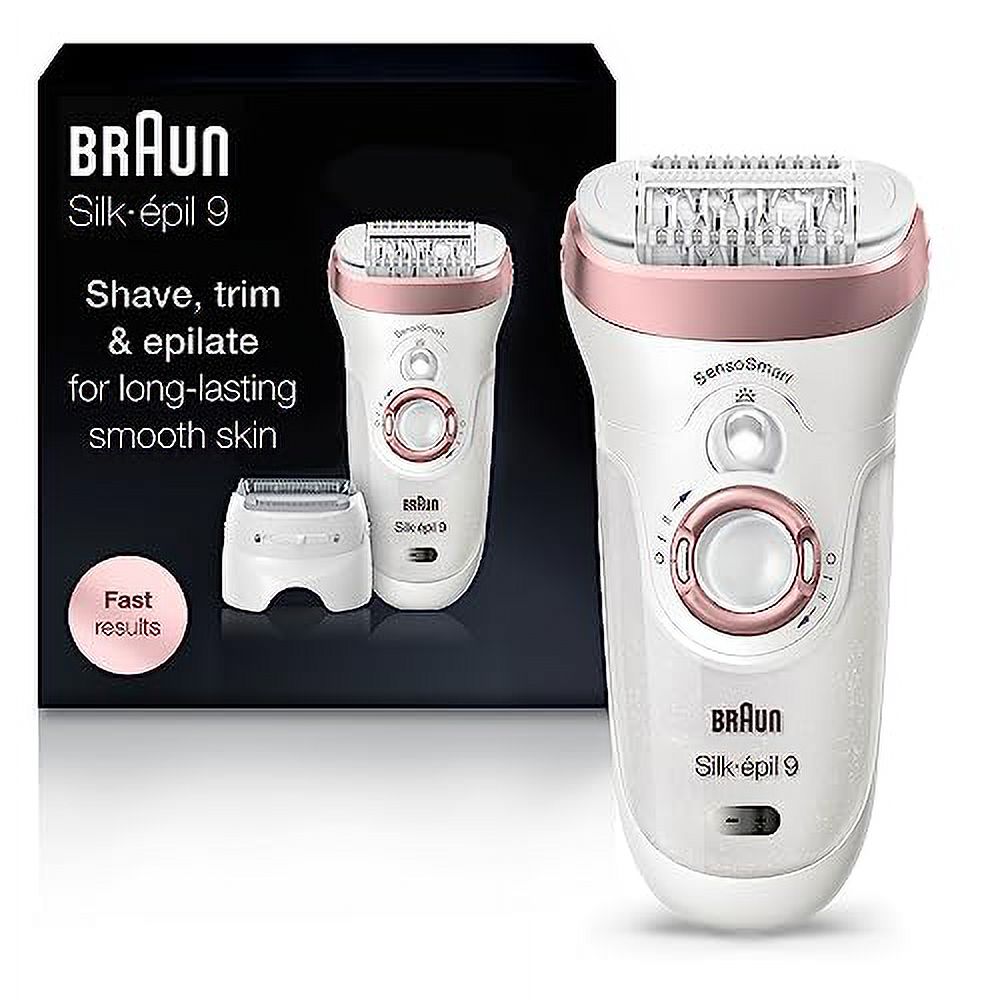 Braun Epilator Silképil 9 9720, Hair Removal Device, Epilator for