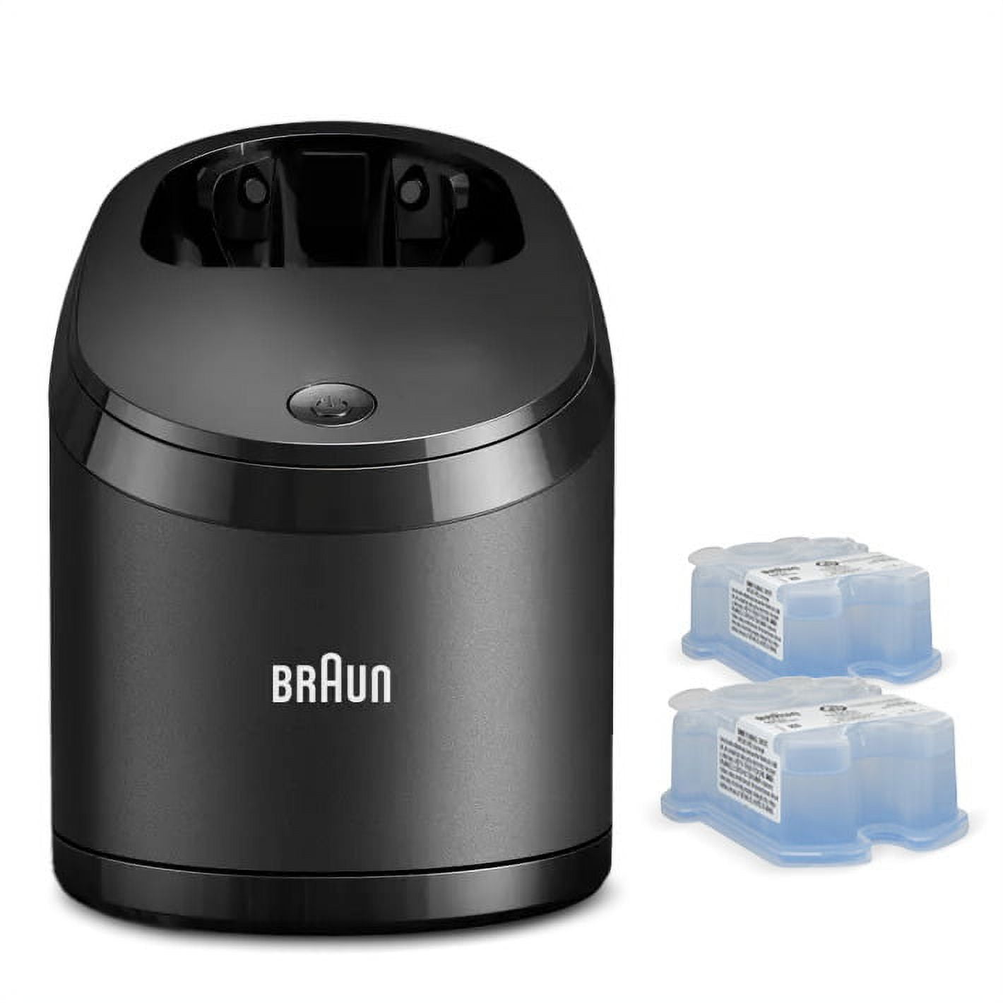 Braun Fast Cleaning and Blade Clean and Charge Station with Refill  Cartridges