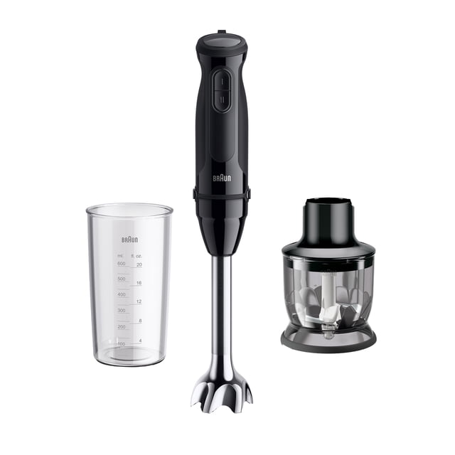 Braun MultiQuick 5 Smart-Speed Hand Blender with 500 Watts of Power with Chopper and Whisk