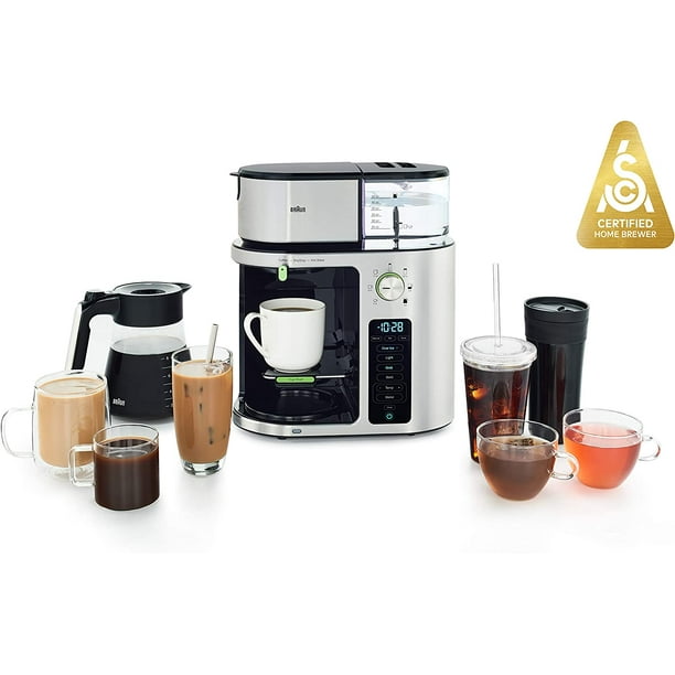 Braun MultiServe Coffee Machine 7 Programmable Brew Sizes / 3 Strengths