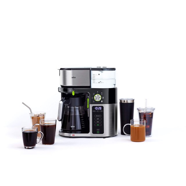 Braun MultiServe Drip 1Cup Coffee Maker, Refurbished with 90 Day