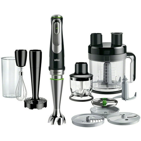 Braun - MultiQuick Hand Blender with Active PowerDrive Technology and high performance 700W motor - Stainless Steel/Black