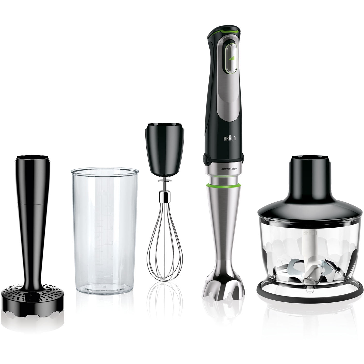 Braun Multiquick 9 Hand Blender with ActiveBlade Technology and 2-Cup  Chopper 