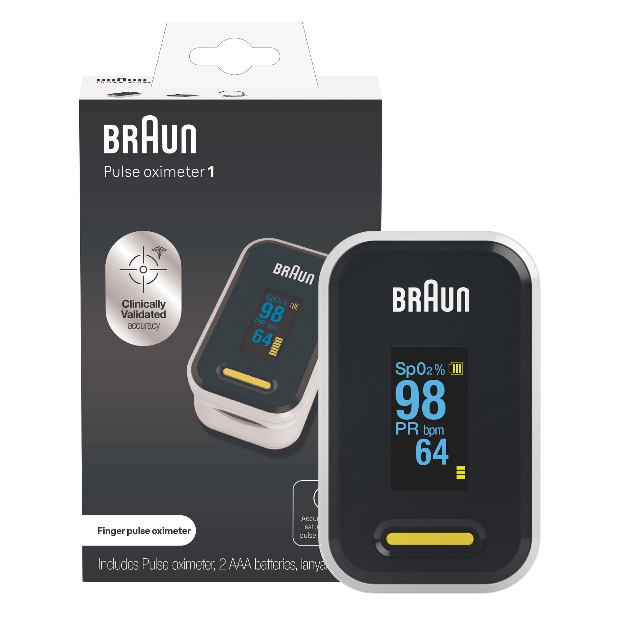 Braun Fingertip Pulse Oximeter,  BPX800US