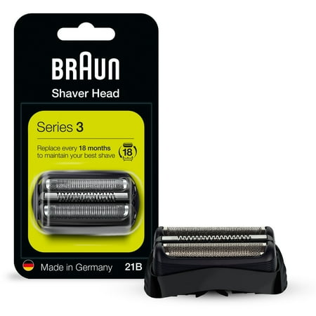 Braun Series 3 21B Foil and Cutter Replacement Head, Black