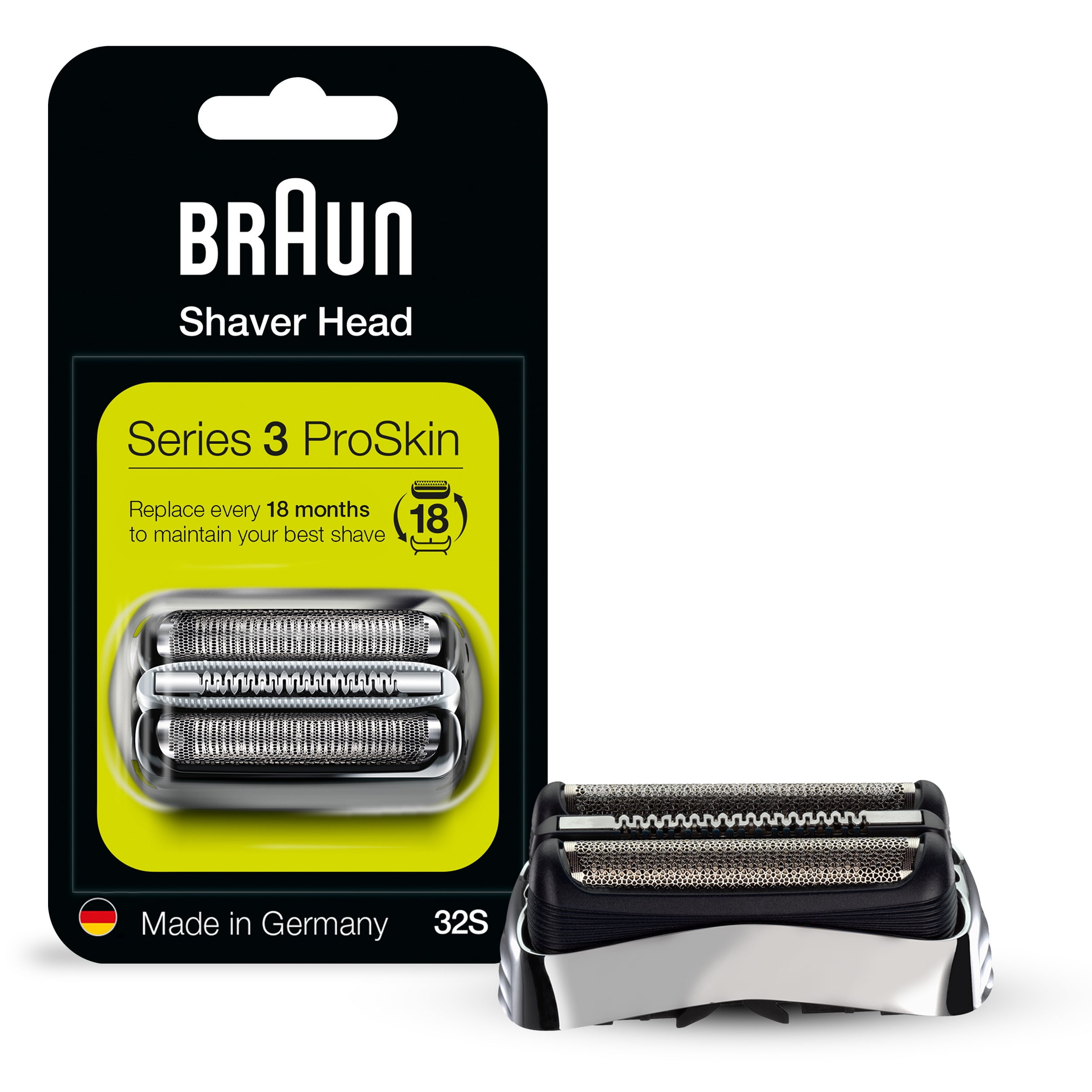 32B S3 Electric Replacement Shaver Head Accessories for Braun Series3  Shaving Razor Head, Suitable for Braun