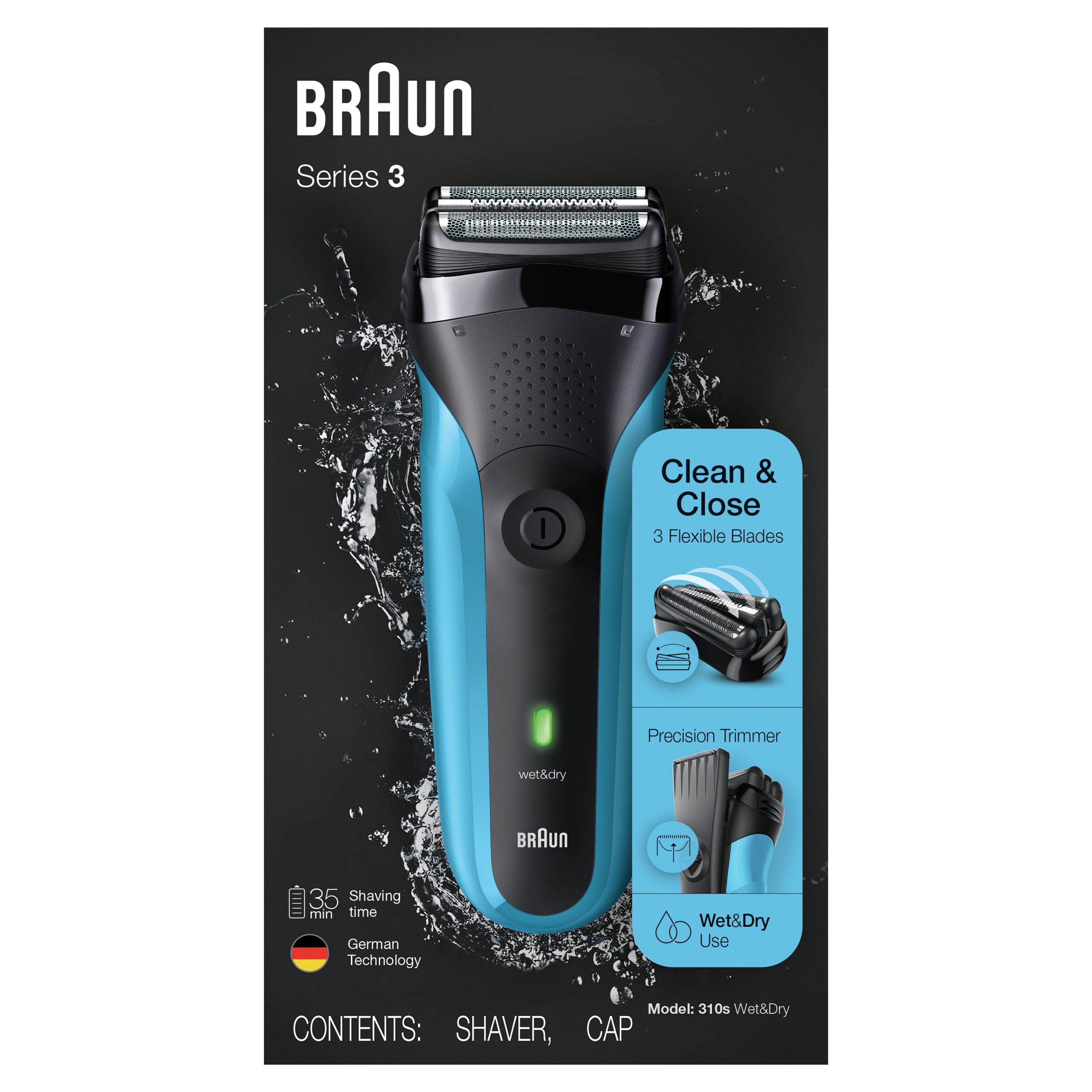 Braun Series 3 ProSkin Wet & Dry Electric Shaver - Each (Packaging May Vary)