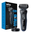 thumbnail image 1 of Braun Series 5 5049cs Electric Shaver, Wet & Dry, Easy Clean, Blue, 1 of 8