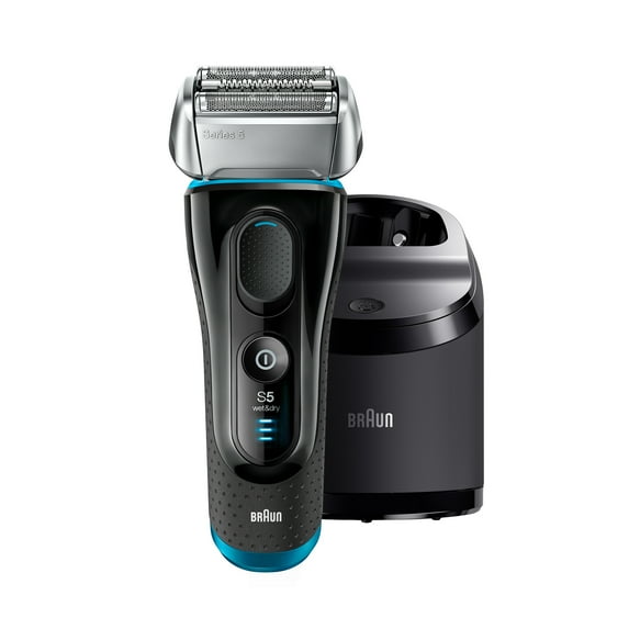 Braun Series 5 5190cc ($20 Mail In Rebate Available) Men's Electric Foil Shaver with Clean & Charge System, Wet and Dry, Pop Up Precision Trimmer, Rechargeable and Cordless Razor