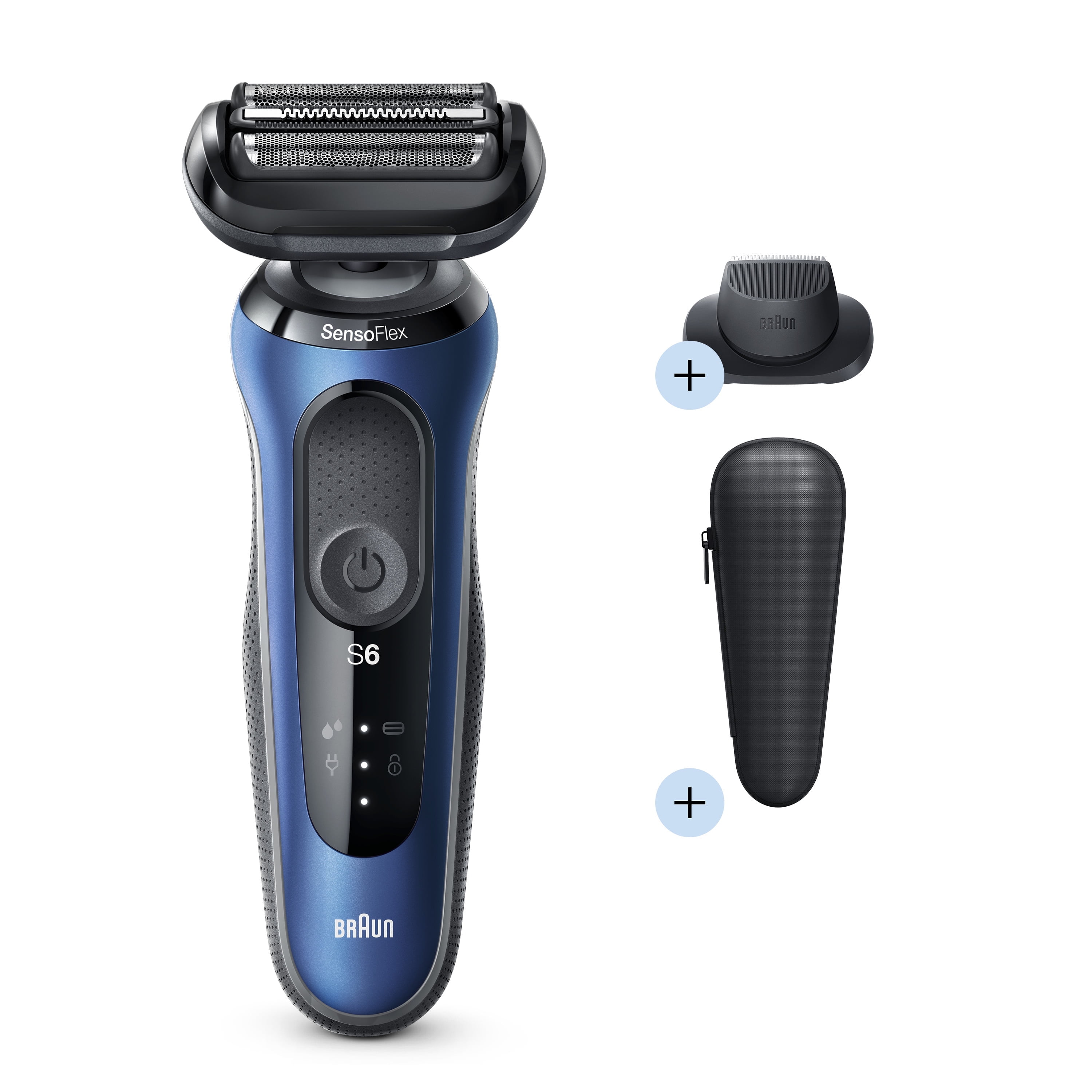 Braun Series 6 6020s Wet Dry Men's Electric Shaver with Charging Stand