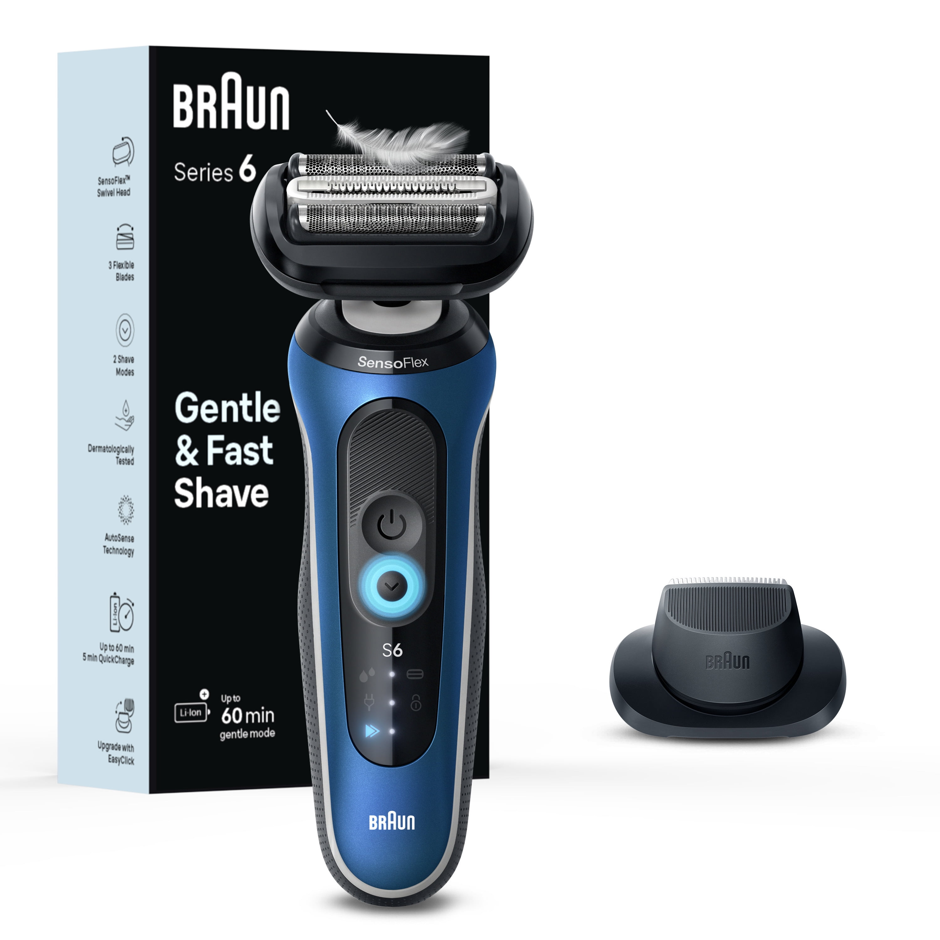 117,37 € - Braun Maquinilla de afeitar eléctrica Series 6 60-B1200s