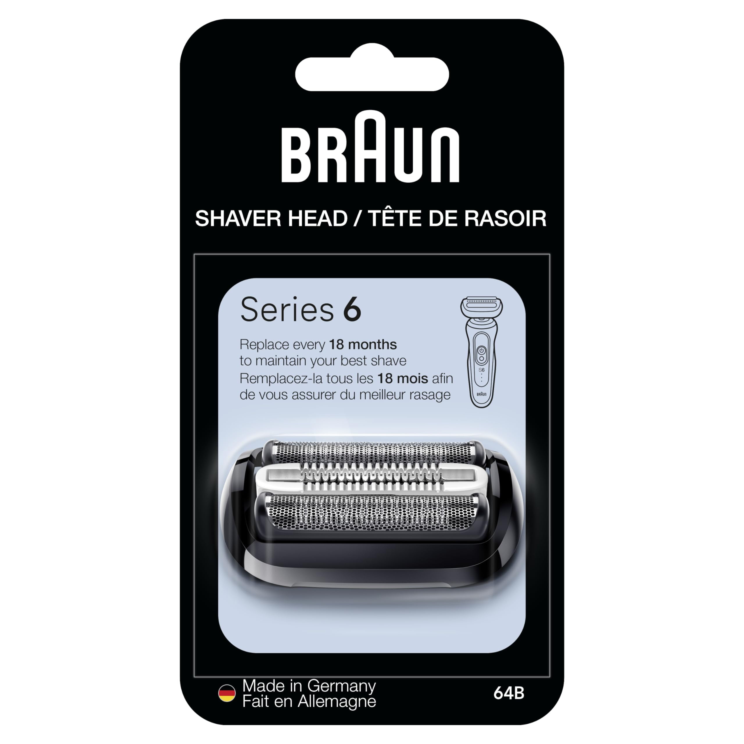 Braun Series 6 Electric Shaver Replacement Head with