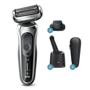 Braun Series 7 7071cc Flex Electric Razor for Men with SmartCare Center, Precision Trimmer, Wet & Dry, Rechargeable, Cordless Foil Shaver, Silver