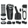 thumbnail interactive-video image 1 of Braun Series 7 7091cc Flex Electric Shaver with AutoSense, 360° Adaptation, Black, 1 of 8