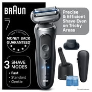 Braun Electric Razor for Men Series 7, Electric Shaver, 4-in-1 Clean & Charge Center, Travel Case, S7 7171cc