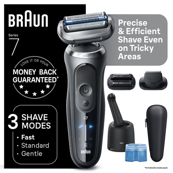 Braun Series 7 7185cc Electric Shaver w/SmartCare Center + Trimmer