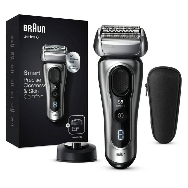 ブラウンシリーズ8 8417S-V Series 8 8417s Wet & Dry shaver with charging stand and travel