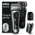 thumbnail image 1 of Braun Series 8 Electric Shaver for Men, 5in1 SmartCare Center, Powercase, 8577cc Galvano Silver, 1 of 11