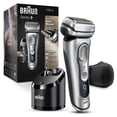 thumbnail image 1 of Braun Series 9 9370cc Rechargeable Wet Dry Men's Electric Shaver with Clean Station, 1 of 12