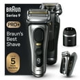 thumbnail image 1 of Braun Series 9 PRO Electric Shaver with 6-in-1 SmartCare Center and PowerCase, Model 9577cc, Silver, 1 of 10