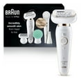 thumbnail image 1 of Braun Silk-Epil 9 Flex 9-300 Beauty Set, Epilator for Women, White/Gold, 1 of 8