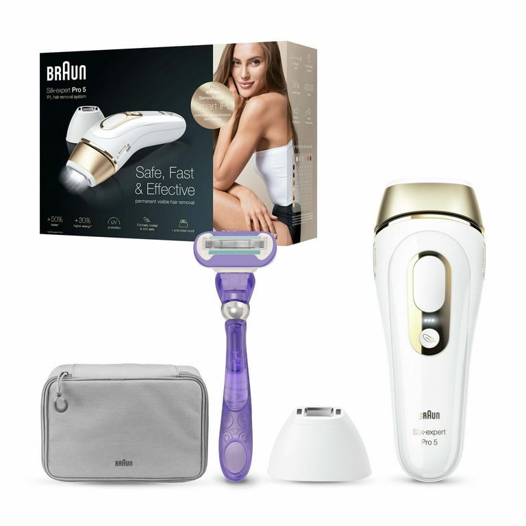 Braun Silk Expert Pro 5 PL5117 IPL Hair Remover, Long Braun Silk Expert Pro 5 PL5117 IPL Hair Remover, Long