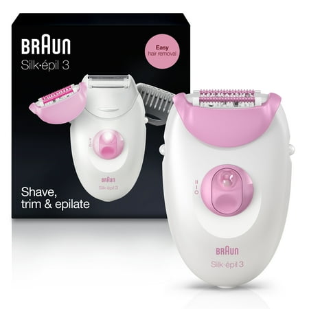 $6 Mail-In Rebate Available Braun Epilator Silk-Ã©pil 3 3-270 with Bikini Trimmer and 3 Extras