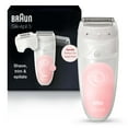 thumbnail image 1 of Braun Silk-epil 5 5-620 Epilator for Women for Gentle Hair Removal, White/Pink, 1 of 9