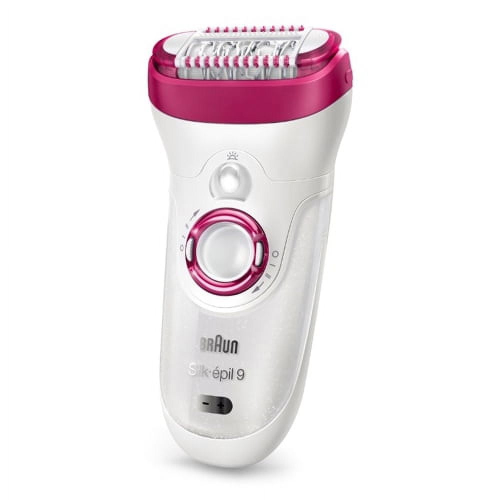 Braun-Epilator-Silk- pil-9-9-720,-Hair-Removal-for-Women,-Wet-&-Dry,-Womens-Shaver-&-Trimmer,-Cordless,-Rechargeable  & Silk-epil 3-3270 Epilator, 1 Count : : Beauty & Personal Care