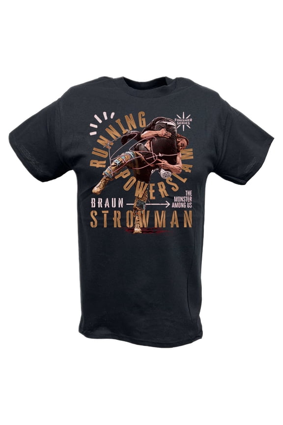 Braun Strowman Power Slam Black T-shirt