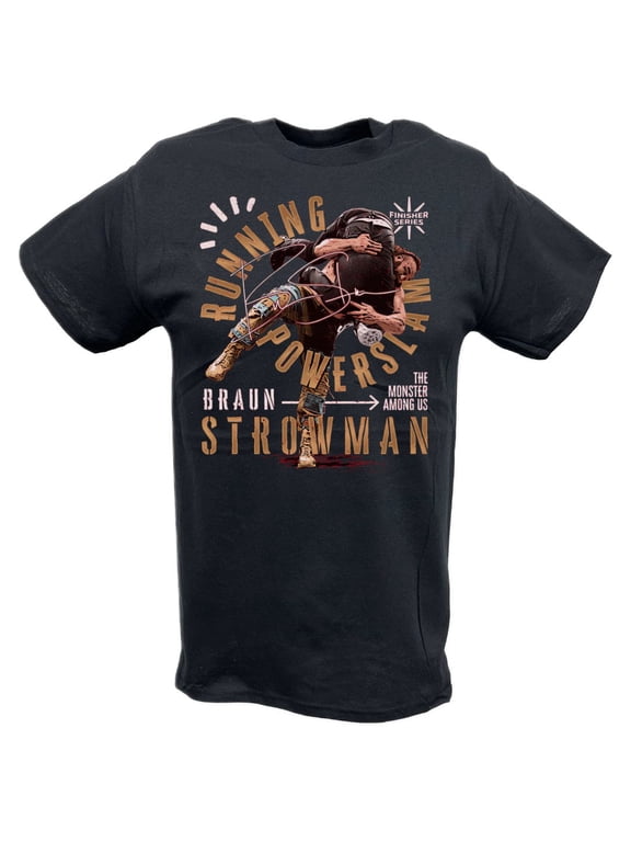 Braun Strowman Power Slam Black T-shirt