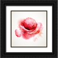 thumbnail image 1 of Braun Studio 12x12 Black Ornate Wood Framed with Double Matting Museum Art Print Titled - Aquarelle 1, 1 of 4