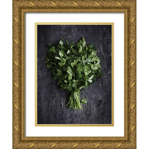 Braun Studio 12x14 Gold Ornate Wood Framed with Double Matting Museum Art Print Titled - Food 6