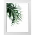 thumbnail image 1 of Braun Studio 12x14 White Modern Wood Framed Museum Art Print Titled - Green Palm Tree I, 1 of 4