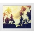 thumbnail image 1 of Braun Studio 14x12 White Modern Wood Framed Museum Art Print Titled - Palmiers 2, 1 of 4