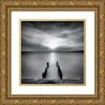 thumbnail image 1 of Braun Studio 15x15 Gold Ornate Wood Framed with Double Matting Museum Art Print Titled - Ponton 5, 1 of 4