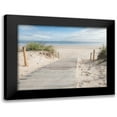 thumbnail image 1 of Braun Studio 18x15 Black Modern Framed Museum Art Print Titled - Plage, 1 of 5