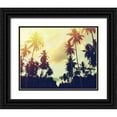 thumbnail image 1 of Braun Studio 18x15 Black Ornate Wood Framed with Double Matting Museum Art Print Titled - Palmiers 2, 1 of 4
